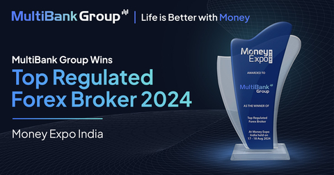 MultiBank Group riceve il premio ‘Top Regulated Forex Broker’ al Money Expo India 2024