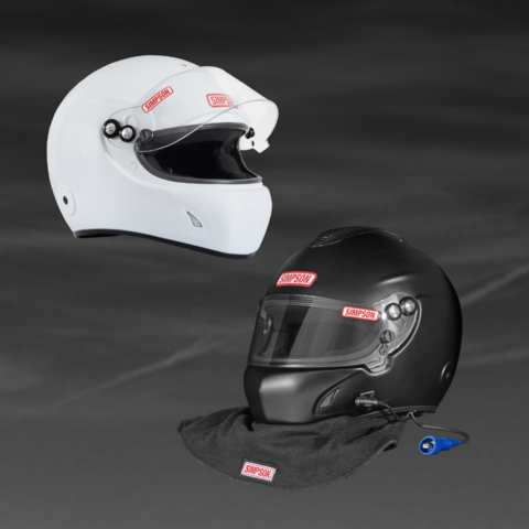 Simpson Devil Ray 3.0 and Desert Devil 3.0 helmets (Photo: Business Wire)