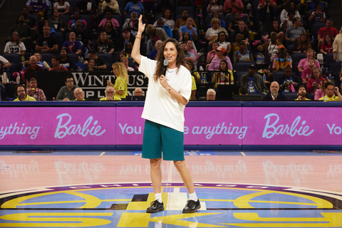 Barbie and WNBA legend Sue Bird unveiled the new Barbie brand campaign and slogan 