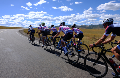 Coast 2 Coast 4 Cancer Riders climbing mountains through Colorado (Photo: Bristol Myers Squibb)