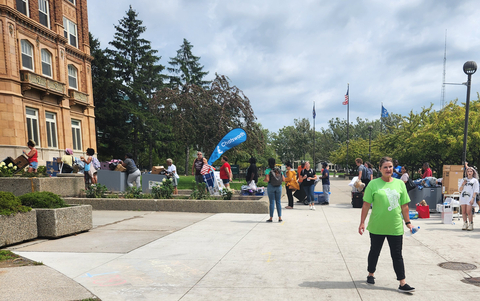 original Corvias Property Management worked closely with University partners to deliver an enhanced move-in experience for thousands of students during turn season. (Photo: Business Wire)