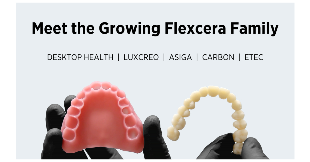 Desktop Health Announces Flexcera Family Resins Validated for LuxCreo 3D Printers