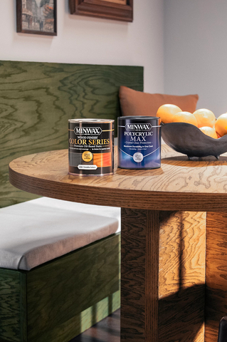 Introducing Minwax® Wood Finish™ Color Series Premium Oil-Based Stain and Polycrylic® Max Crystal Clear Protection (Photo: Business Wire)