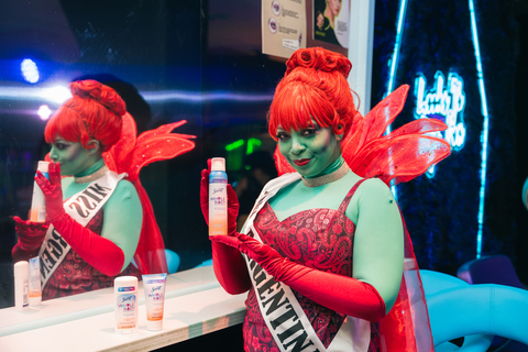 Secret partners with Warner Bros. Pictures’ Beetlejuice Beetlejuice to refresh visitors of the iconic Afterlife Waiting Room with Secret Whole Body Deodorant, which provides superior odor protection from smells, everywhere. (Photo: Business Wire)