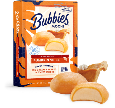 Bubbies Ice Cream Pumpkin Spice Mochi (Photo: Business Wire)