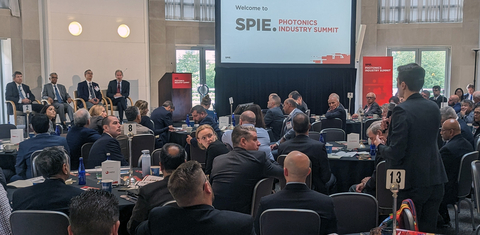 A 2023 SPIE Photonics Industry Summit panel in action. (Photo: Business Wire)