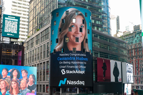 NASDAQ Digital Billboard in Times Square, New York City. (Photo: Business Wire)