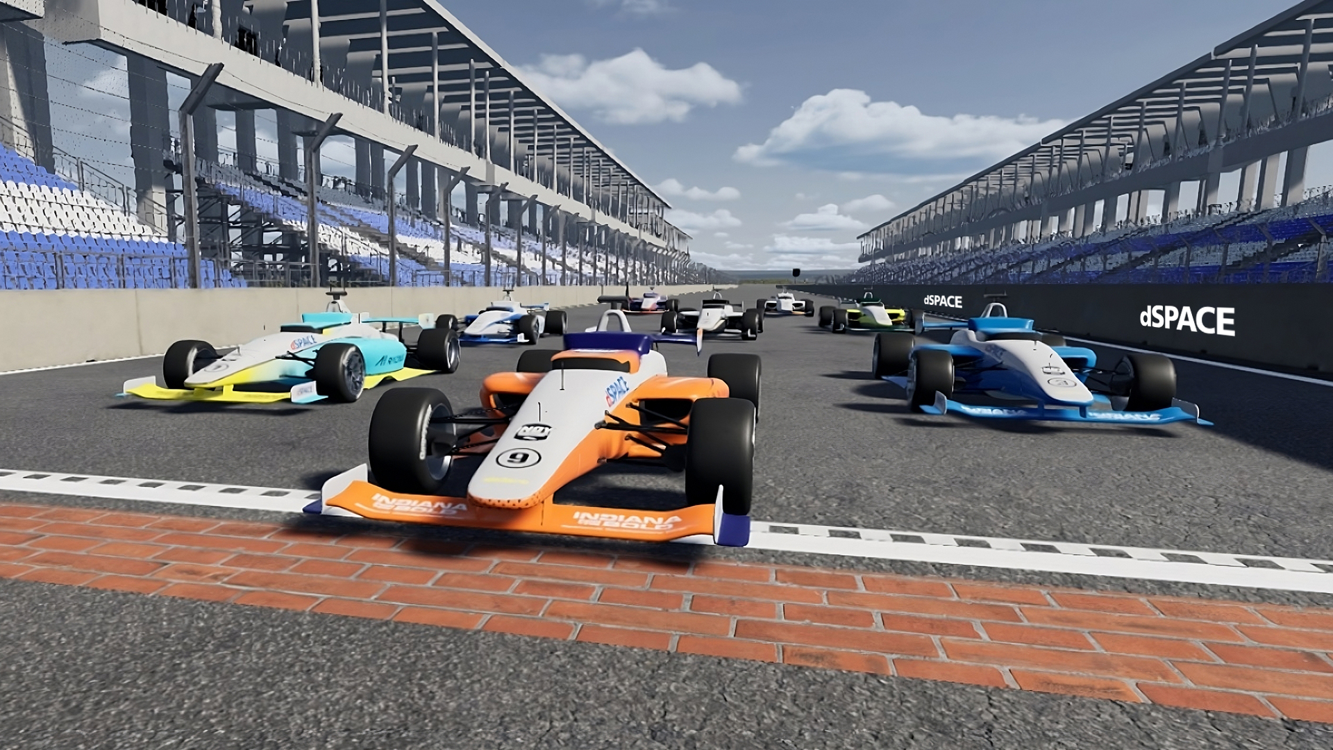 Race of the Indy Autonomous Challenge (IAC) in Indianapolis: dSPACE ...
