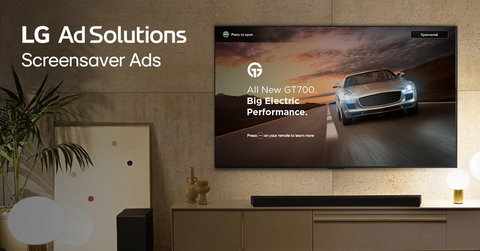 LG Ad Solutions - Screensaver Ads (Graphic: Business Wire)