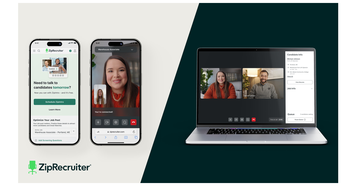 ZipRecruiter Launches ZipIntro to Connect Employers and Candidates Faster Than Ever