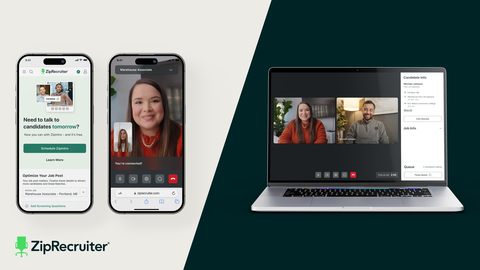 ZipRecruiter launches ZipIntro to connect employers and candidates faster than ever. New tool accelerates face-to-face connections for a faster, more personal hiring experience (Photo: Business Wire)