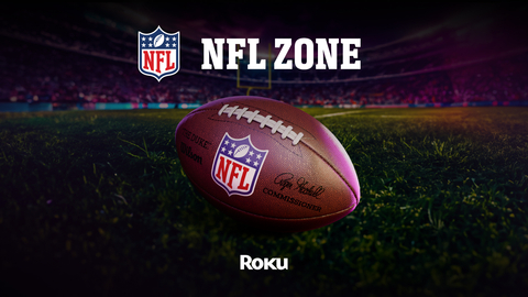 The NFL Zone is back on the Roku platform in the U.S., just in time for the 2024-25 season. (Graphic: Business Wire)