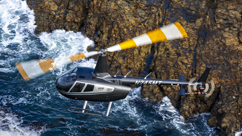 The Robinson R66 has received FAA approval to double the service life on selected components. (Photo: Business Wire)