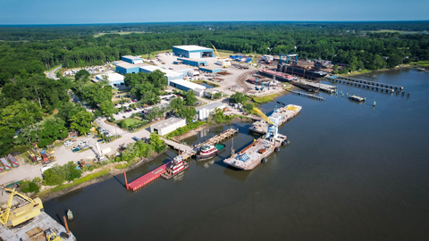 Aerial of KEEL Southeast (Metal Trades) Location - Yonges Island, SC (Photo: Business Wire)