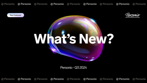 Personio releases a series of advancements to further alleviate the burden of manual and time-intensive administrative tasks for HR teams. (Photo: Business Wire)