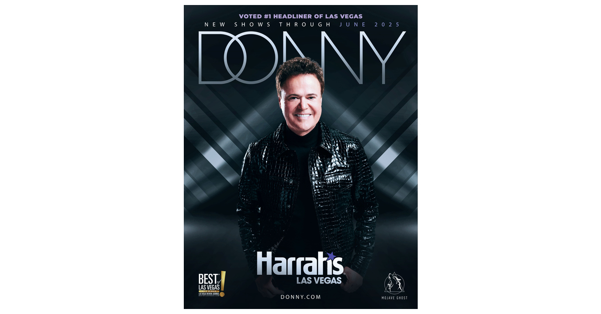 Donny Osmond Celebrates Third Anniversary and Extends Las Vegas Residency at Harrahs Las Vegas