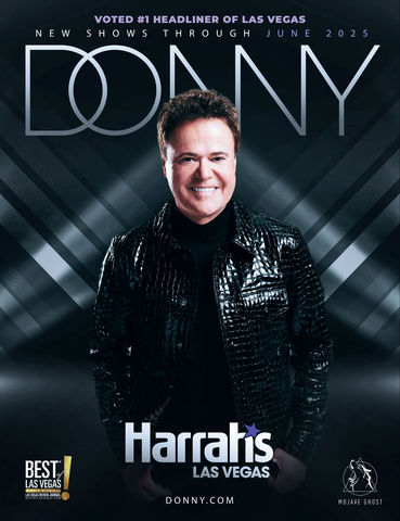 Donny Osmond Extends Residency at Harrah's Las Vegas into June 2025 (Graphic: Caesars Entertainment)