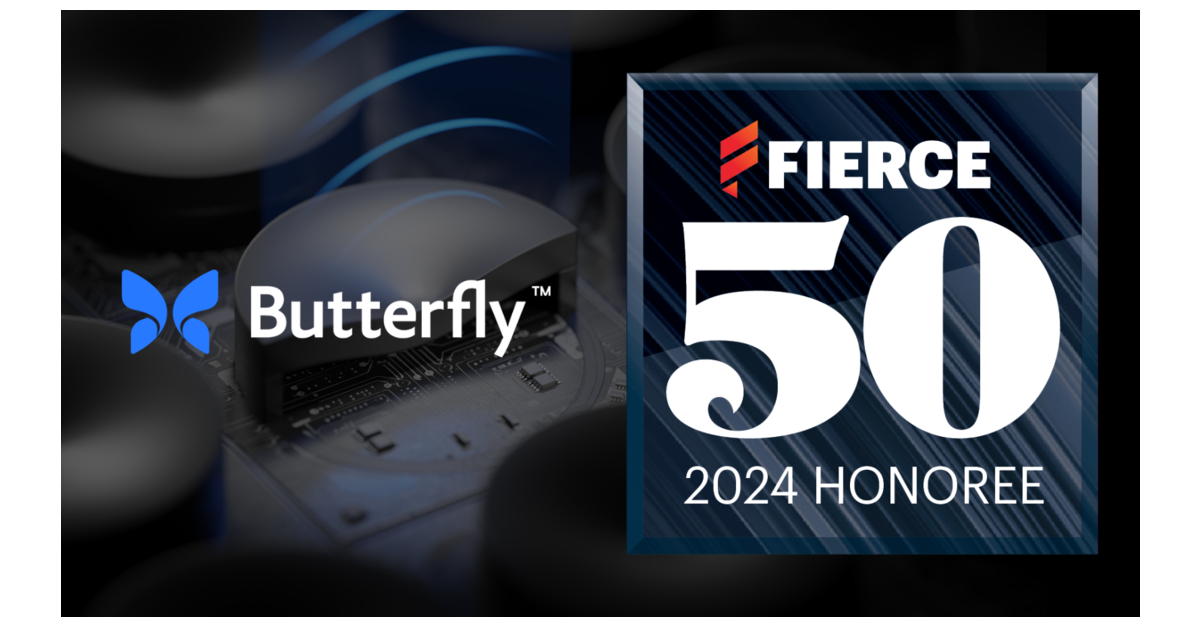 Fierce Names Butterfly Network as a Fierce 50 Honoree of 2024