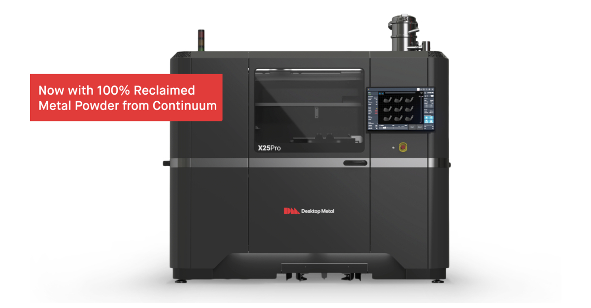 Desktop Metal Qualifies Continuums Recycled Superalloy for Use on its Metal Binder Jet 3D Printers