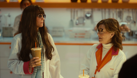 Kristen Wiig brings her signature wit, pitching herself as the official Dunkin' spokesperson for the Dunkalatte. (Photo: Business Wire)