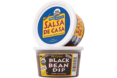 De Casa makes all-natural, USDA Certified Organic salsas, bean dips and tortilla chips. (Photo: Business Wire)