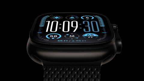 Apple Watch Ultra 2 now comes in a stunning black titanium finish. (Photo: Business Wire)