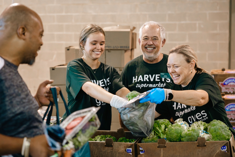 Southeastern Grocers Inc. (SEG), parent company and home of Harveys Supermarket and Winn-Dixie grocery stores, together with the SEG Gives Foundation, is donating $70,000 to seven Feeding America partner food banks, and the grocer is hosting nine food distribution events in honor of Hunger Action Month. SEG is also encouraging neighbors to join the mission to end hunger this September by downloading the Harveys Supermarket or Winn-Dixie Rewards apps, and the grocer will donate $1 to Feeding America for every download, up to $100,000. (Photo: Business Wire)