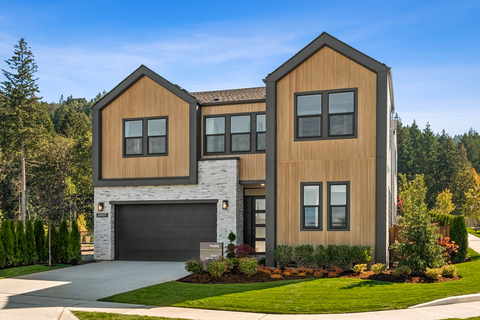 Exterior of model home at Alterra. Photo credit: ImageArts Productions / Tri Pointe Homes