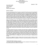 Engine Capital's letter to Dye & Durham's Board of Directors, which includes a graph of total net leverage ratio (including convertible debentures and deferred considerations) and Appendix A.