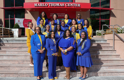 Sigma Gamma Rho Sorority, Inc. leadership visiting St. Jude Children's Research Hospital during the 2024 Southeastern Regional Conference. (Photo: Business Wire)