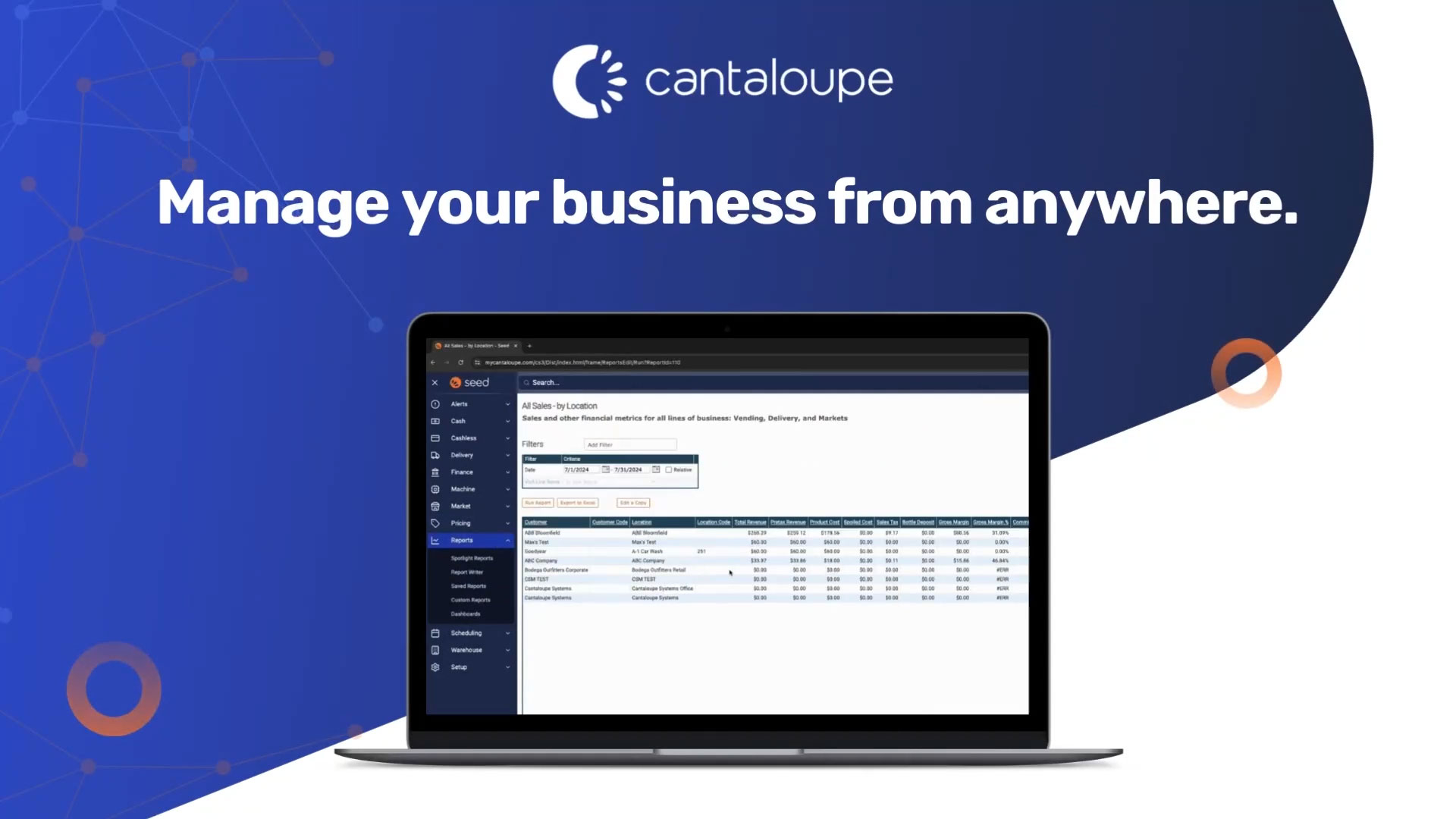 Cantaloupe, Inc., has made a significant update to its flagship Seed™ vending management system (VMS) platform with a modernized user interface, more intuitive design, improved typography and a fresh color palette for a more engaging and efficient user experience.