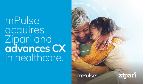 mPulse acquires Zipari and advances CX in healthcare (Photo: Business Wire)