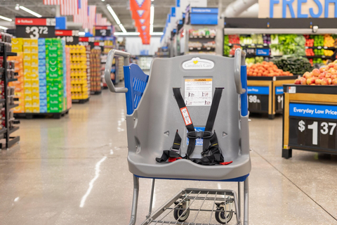 Unoccupied Caroline’s Cart showcased in Walmart store. (Photo: Business Wire)