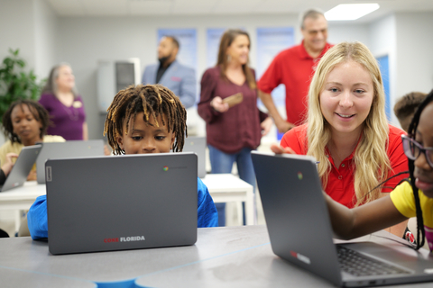 Coke Florida provides access to technology. (Photo: Business Wire)