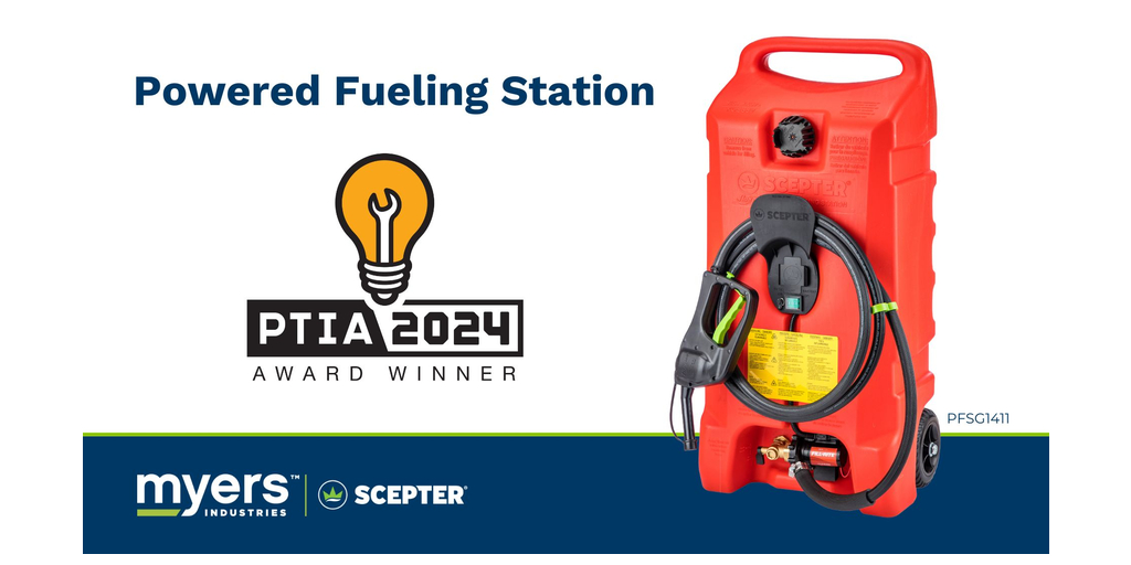 Myers Industries’ Scepter Brand Wins 2024 Pro Tool Innovation Award for Powered Fueling Station