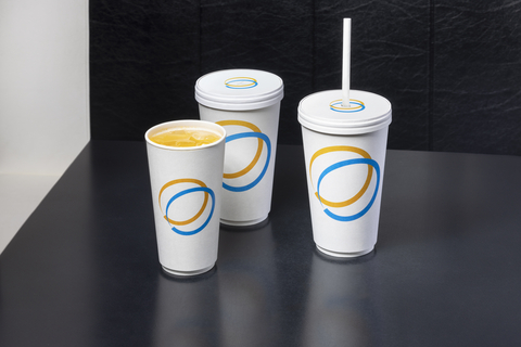 Seda's compostable Double Wall cold cups with EcoFit lids for a superior consumer experience. (Photo: Business Wire)