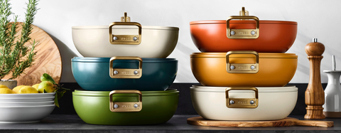 Williams Sonoma Launches New Items from the TUCCI By GreenPan™ Cookware Collection Including 4.5 Quart Colorful Stanley Pans (Photo: Williams Sonoma)