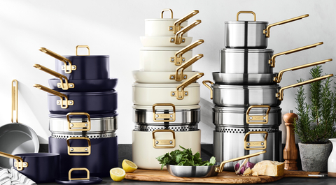 Williams Sonoma Launches New Cookware Sets from the TUCCI By GreenPan™ Cookware Collection (Photo: Williams Sonoma)