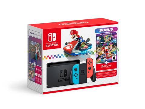 The Nintendo Switch: Mario Kart 8 Deluxe Bundle offers added value for consumers looking to rev up their festivities with a wealth of fun games to play right out of the box. This includes a digital download of the Mario Kart 8 Deluxe game and a 12-month Nintendo Switch Online Individual Membership. (Photo: Business Wire)