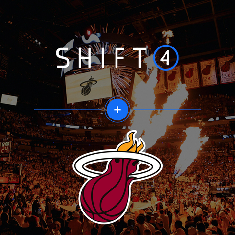 Shift4 partners with the Miami HEAT to power the team's ticket sales. (Graphic: Business Wire)