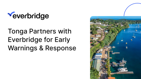 Island Country of Tonga Partners with Everbridge to Enhance Multi-Hazard Early Warning Systems & Response (Photo: Business Wire)