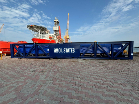 Oil States MPD Integrated Riser Joint (IRJ) is prepared for loading onto Seadrill’s West Polaris rig in Singapore. (Photo: Business Wire)