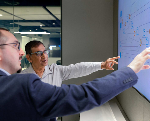 original Working together with NVIDIA, SLB will build and optimize models to the specific needs and requirements of the data-intensive energy industry, including subsurface exploration, production operations and data management. (Photo: Business Wire)