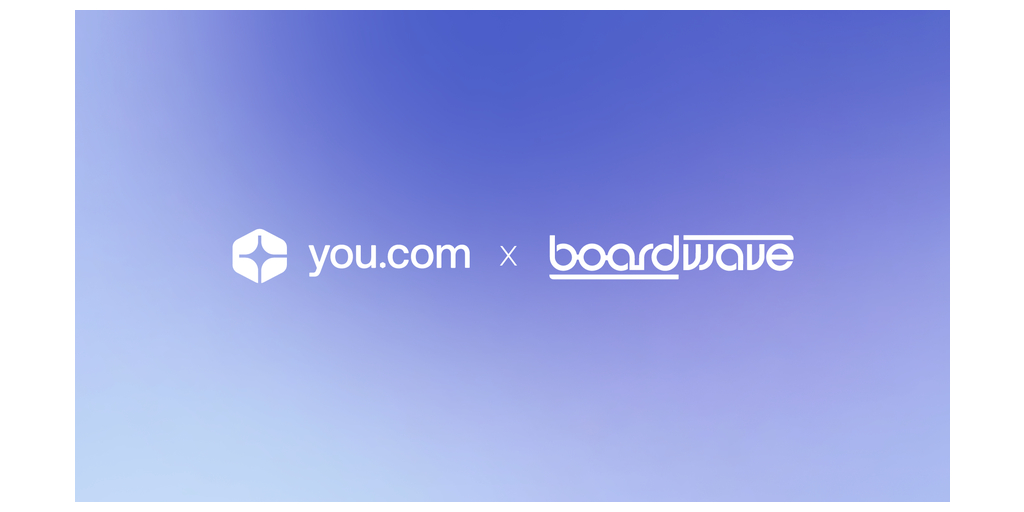 You.com anuncia su asociación con Boardwave para llevar la productividad basada en IA a la industria europea del software