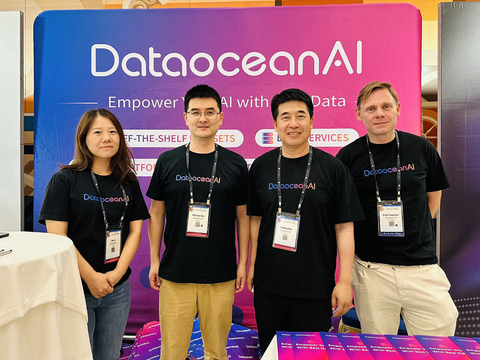 Dataocean AI team at Interspeech 2024 (Photo: Business Wire)