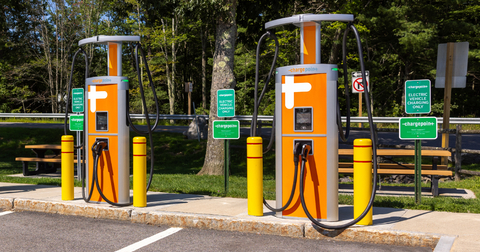 ChargePoint, through its partners, has received NEVI awards of more than $19 million to deploy 248 DC fast charging ports at 45 sites along California highways. (Photo: Business Wire)