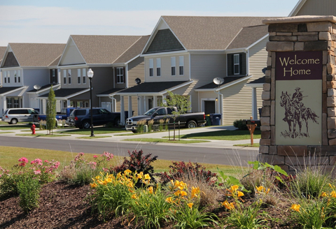 With features like walking paths, fitness facilities and ample outdoor space, Corvias’ housing communities await to welcome residents home. (Photo: Business Wire)