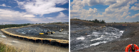 Figure 3. Progress photos of the Iceberg Trench that is currently being excavated (Photo: Business Wire)