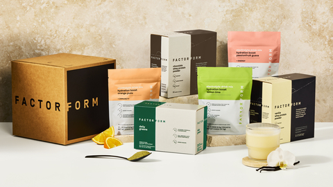 Factor Form is a supplement subscription service, offering greens, proteins and hydration, to enhance customers’ overall health and wellness. (Photo: Business Wire)