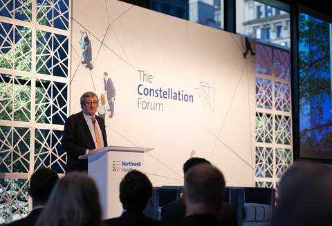 Michael Dowling, president and CEO of Northwell Health speaks at a previous Constellation Forum. (Credit: Feinstein Institutes).